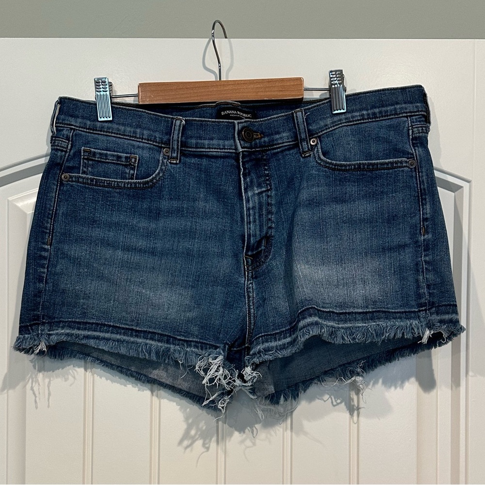 Denim Blue Women's Cut-off Shorts